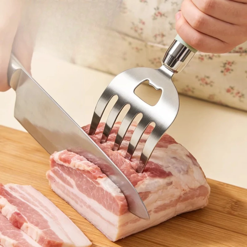 

LMM stainless steel hand guard kitchen anti-cutting hand artifact novice meat cutting anti-scalding device