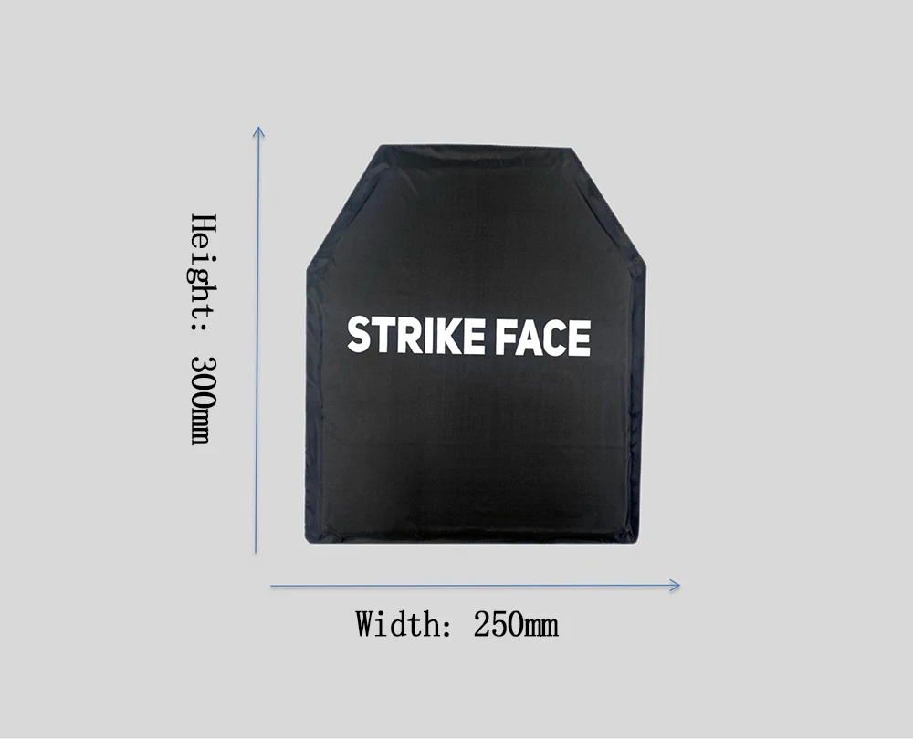 Uhmwpe soft protective plug board 250x300mm NIJ3A GA2 level multiple test report lightweight and customizable