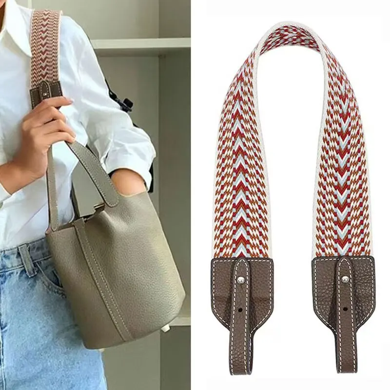 TINBERON Bag Accessories Women Bag Strap Replacement Handbag Shoulder Strap Underarm Shoulder Bag Strap Leather Canvas Bag Strap