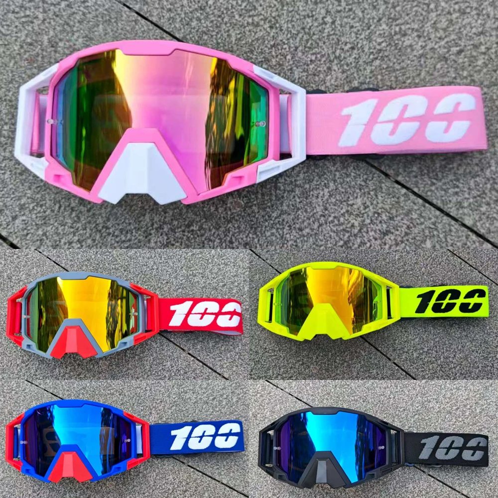 

100, внедорожные очки, мотоциклетные, велосипедные, защитные, высокого разрешения, ветрозащитные, пылезащитные, модные, для мужчин и женщин, активный отдых на свежем воздухе