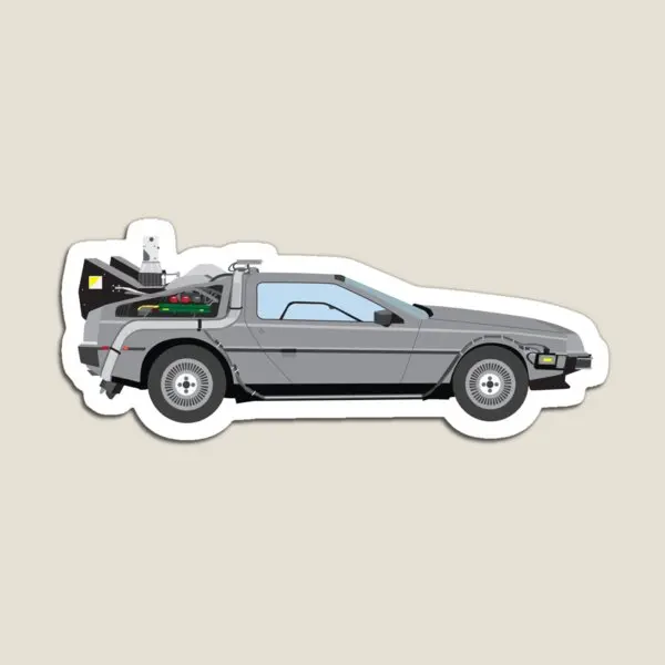 Back To The Future  Magnet Baby Refrigerator Magnetic Holder Children for Fridge Organizer Colorful Kids Stickers Funny Decor