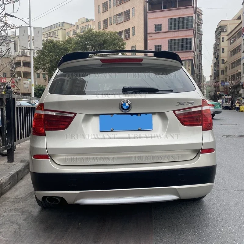Подходит для спойлера BMW F25 x3 2011-2017, высококачественный АБС-материал, отделка для заднего крыла автомобиля, Праймер, цветной спойлер для багажника