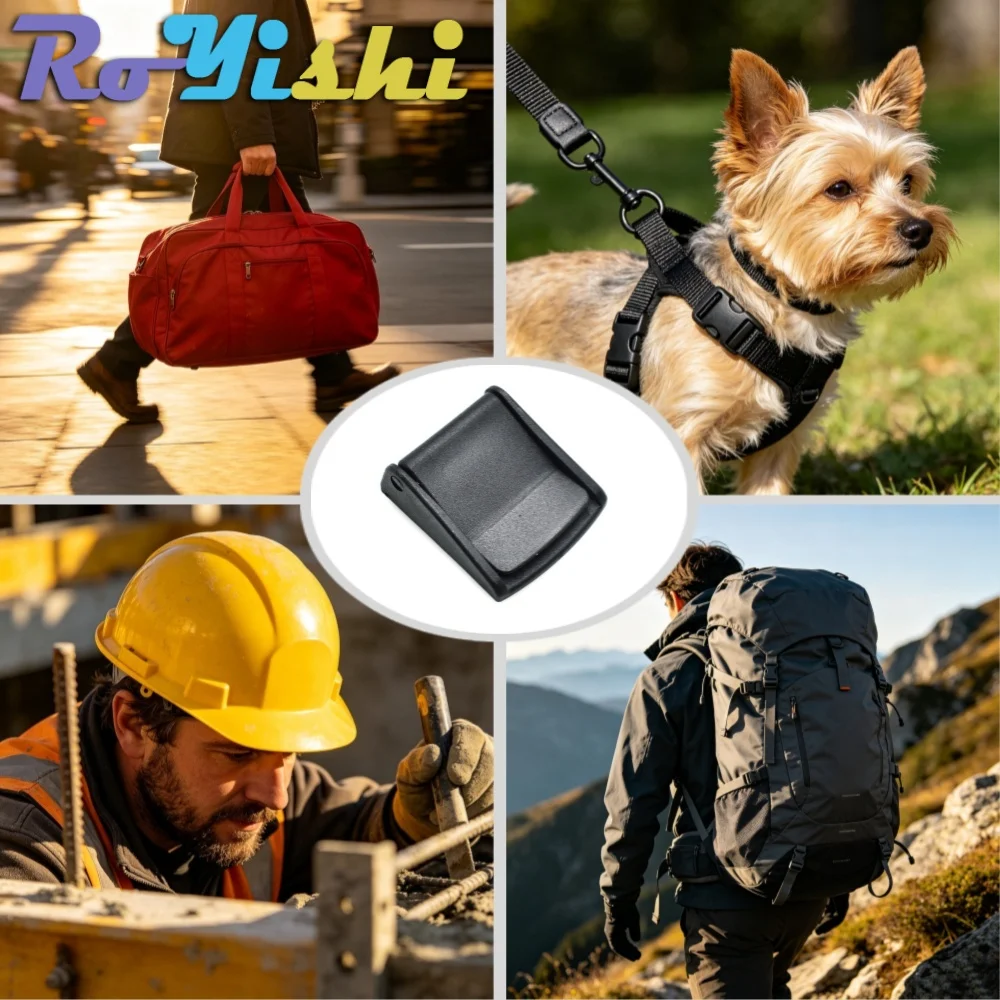 15-50mm Plastic Cam Buckle Webbing Adjuster Clip Strap Fastener for Pet Vest Backpack Luggage Car Roof Bag DIY Craft Accessories view 6