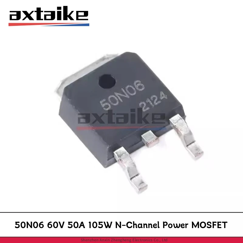 20PCS 50N06 TO-252 60V 50A 105W FQD50N06 UTC50N06L SMD N-Channel Enhancement Mode Power MOSFET Triode Transistor