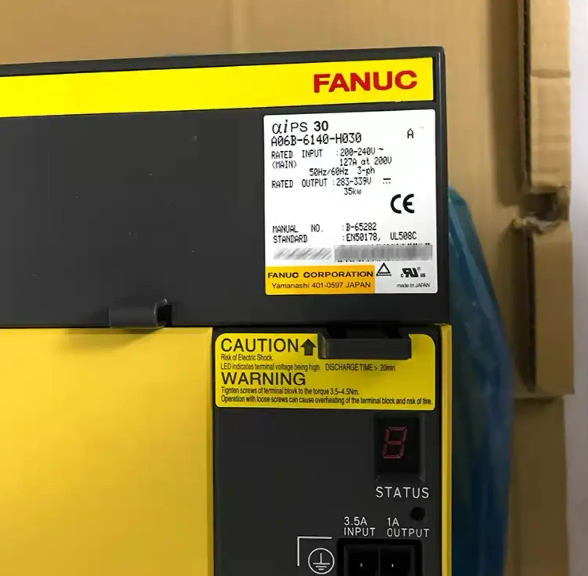 

A06B-6140-H030 Новый сервопривод Fanuc в наличии, быстрая доставка