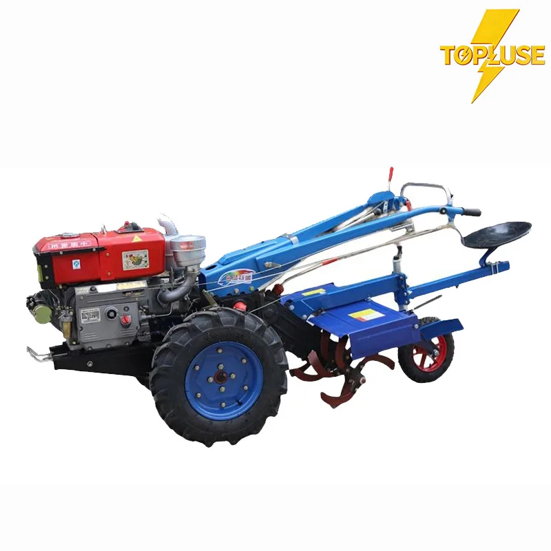 Customized Small Diesel Walking Tractor 10hp Agricultural Power Tiller Diesel Engine for Sale