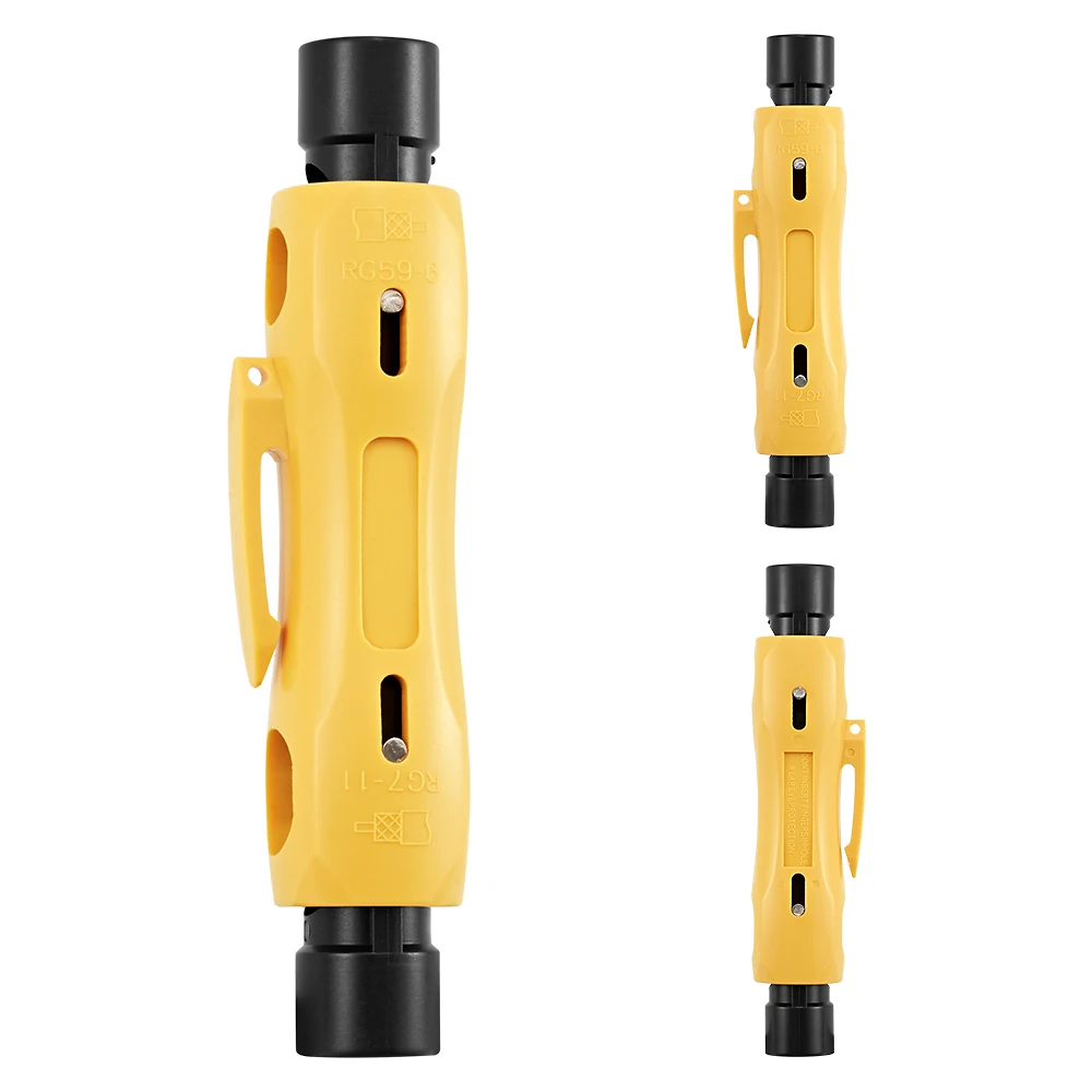 Portable Pen Coaxial cable stripper RG6 RG7 RG11 RG59 Dual-purpose 5-7 simple wire stripper good tools for installation