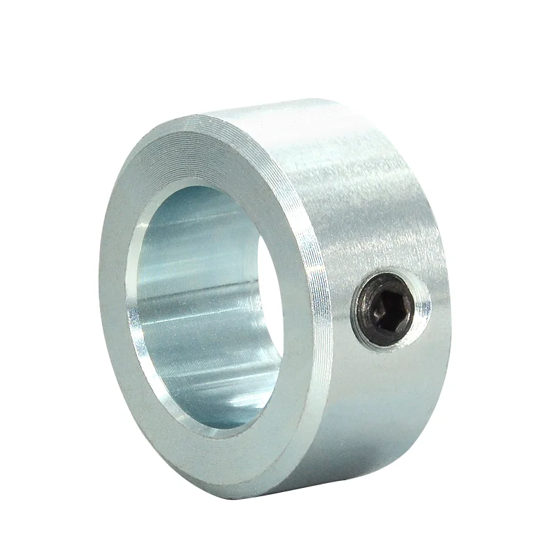 factory outle Galvanized Precision Retaining Ring Mechanical Shaft Collar with Screws Locking Ring Thrust Clamping Ring 3-100mm