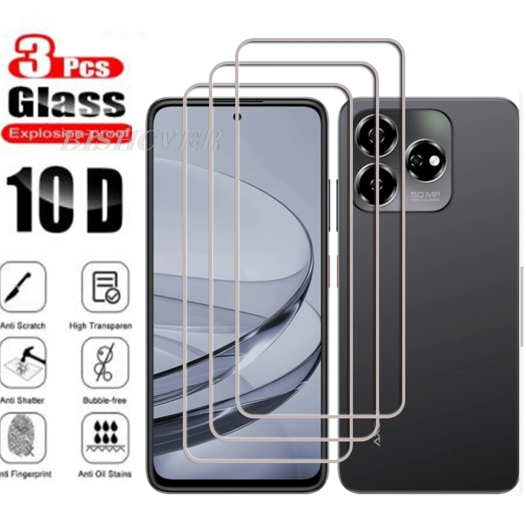 3 uds vidrio templado para ZTE Nubia V60 DesignNubiaV60Design Axon 60 Lite Blade V60 Protector de pantalla inteligente película de vidrio templado