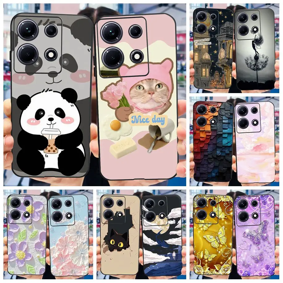 For Infinix Note 30 Case Note 30 Pro Phone Case X6833B X6716B X6711 Cute Cartoon Matte Cover For Infinix Note 30 VIP Note30 Etui