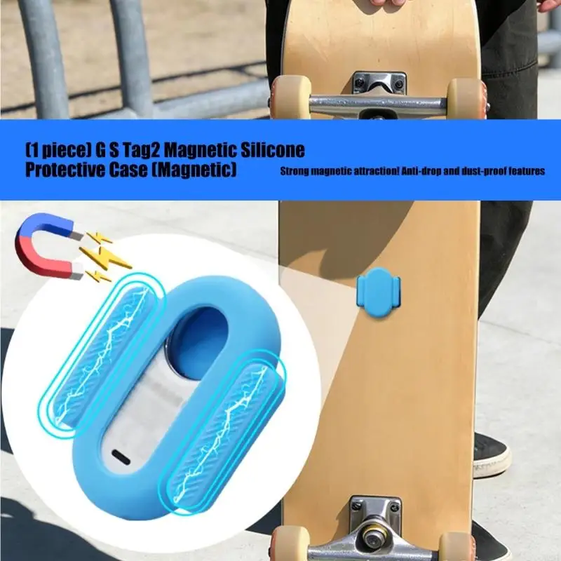 

Silicone Protective Case with Secure Grip & Shock Absorption Strong Outdoor Cover Fit for Phone SmartTag2 H8WD