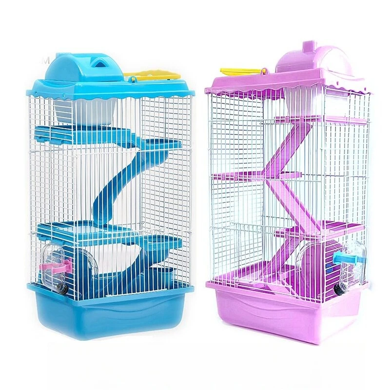 Three-story Small Castle, Villa Hamster Supplies, Five-story Plastic Cover Small Castle