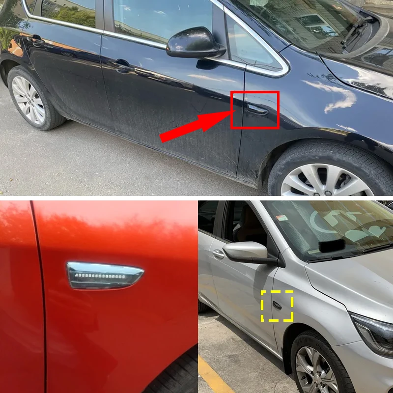 

2 шт. боковой габаритный указатель поворота, корпус без лампы для Opel Astra J K Grandland X Crossland X Insignia B Zafira C