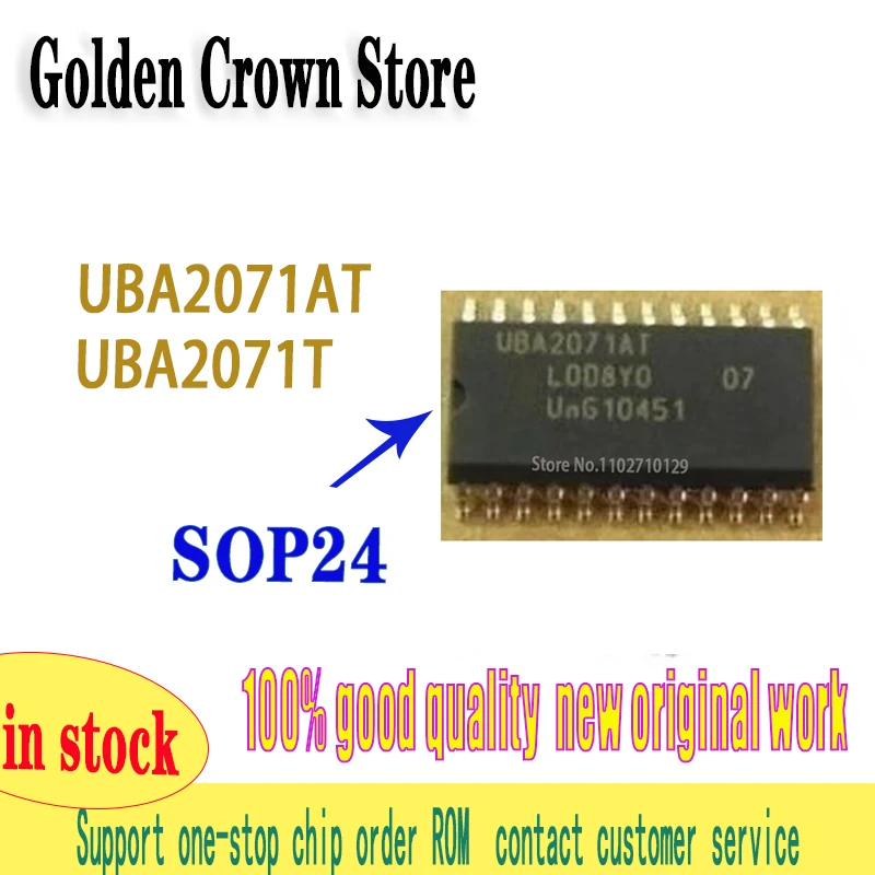 1Pcs/Lot 100%  UBA2071T UBA2071AT UBA2071 sop-24 Chipset   New and Original In Stock