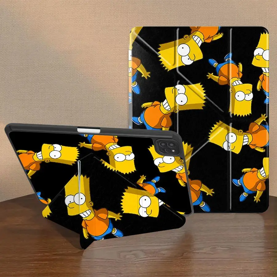 With Pen Slot Cover Tablet Case For iPad 10th Gen Air 8 M2 M3 3 Pro M4 13 2025 2026 11th 12th 9th Mini 7 6 5 Homers Donuts