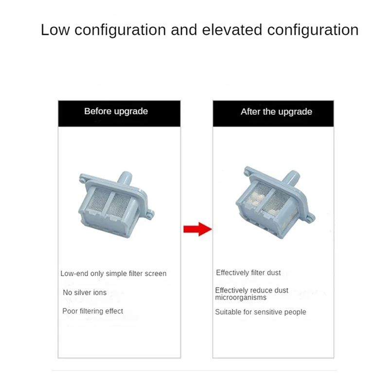 B90B-3X Silver  Module For Roborock S8 Maxv Ultra /G20s /G10s /P10s Vacuum Water Tank Silver  Bacteriostatic Module