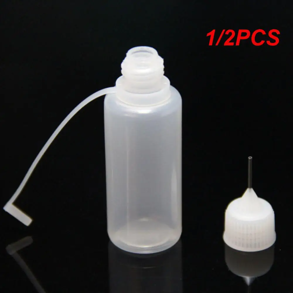 1/2PCS Liquid Juice Bottles Precise Multi-functional Empty Needle Tip Dropper Bottles Drop Shipping Plastic Innovative Design