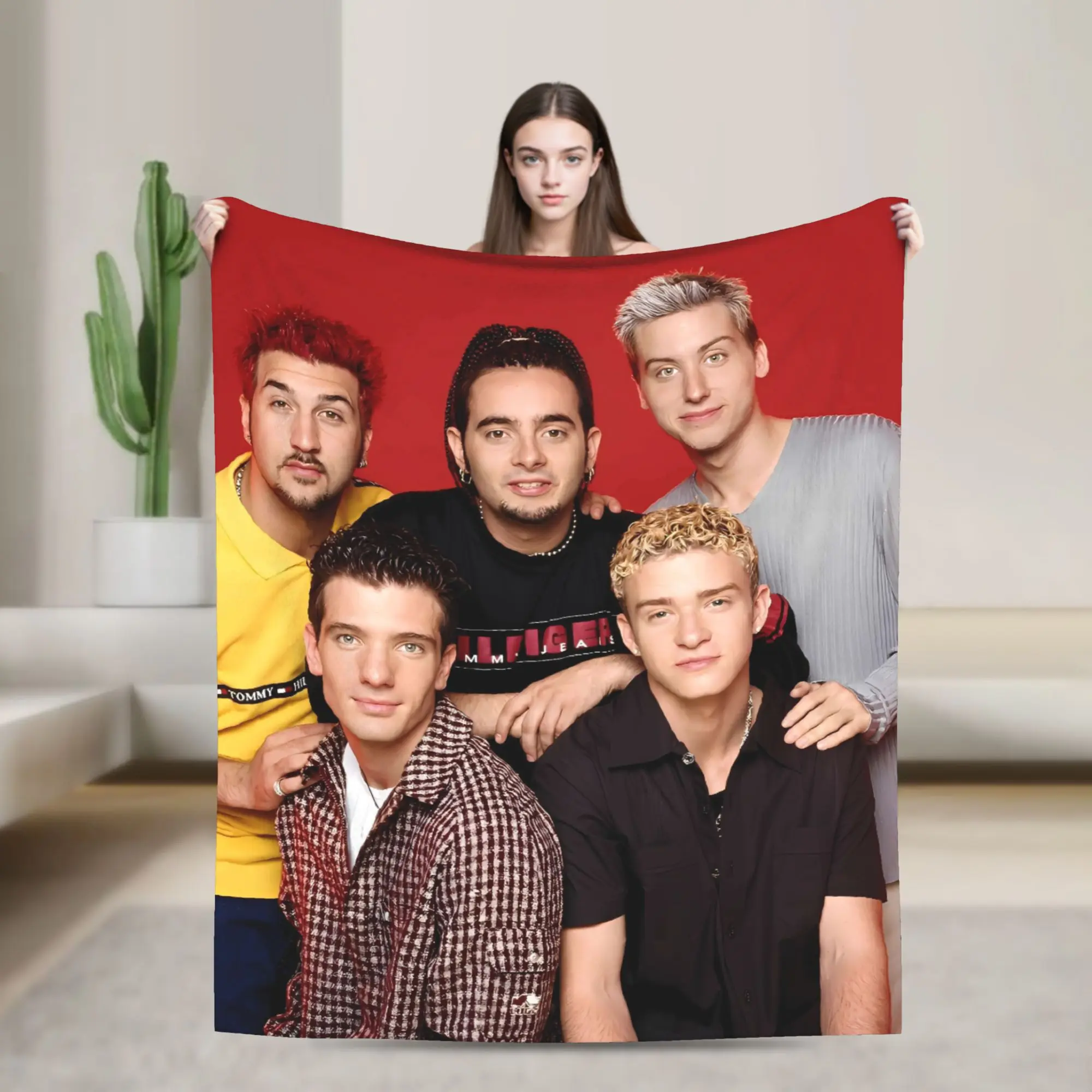 Backstreet Boys Fan Blankets Quality Super Warm  Throw Blanket Winter Decorative Living Room Pattern Bedspread