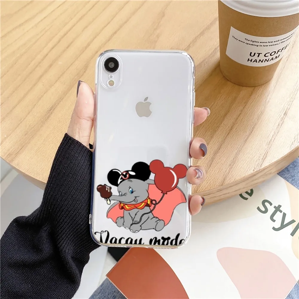 جراب هاتف D-dmo d-disney ، جراب شفاف لهاتف iphone 15 و 11 و 13 و 14 pro max و 7 و 8 plus و x و xr و xs max و 16pro و 12mini