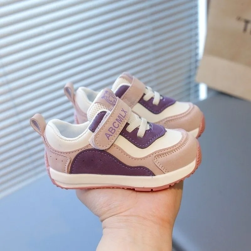 Infant Walking Shoes for Boys Girls Soft Sole Cotton Lined Winter 2026 New Style Sports Shoes