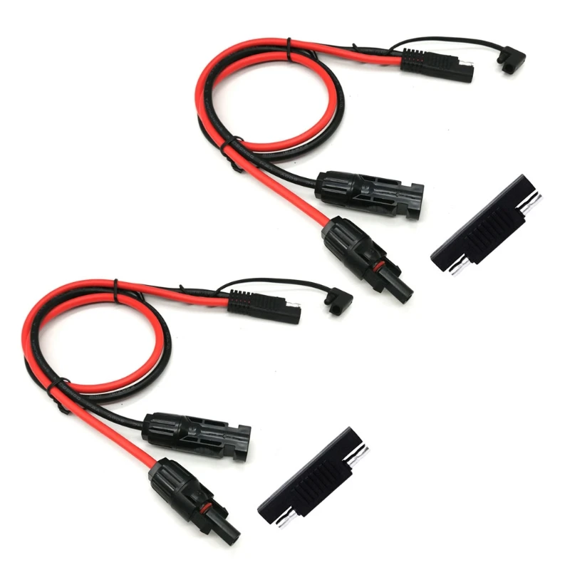 Solar Panel Connector Cable 14AWG SAE Connector to Solar Connectors Adapter Extension Cable Wire for