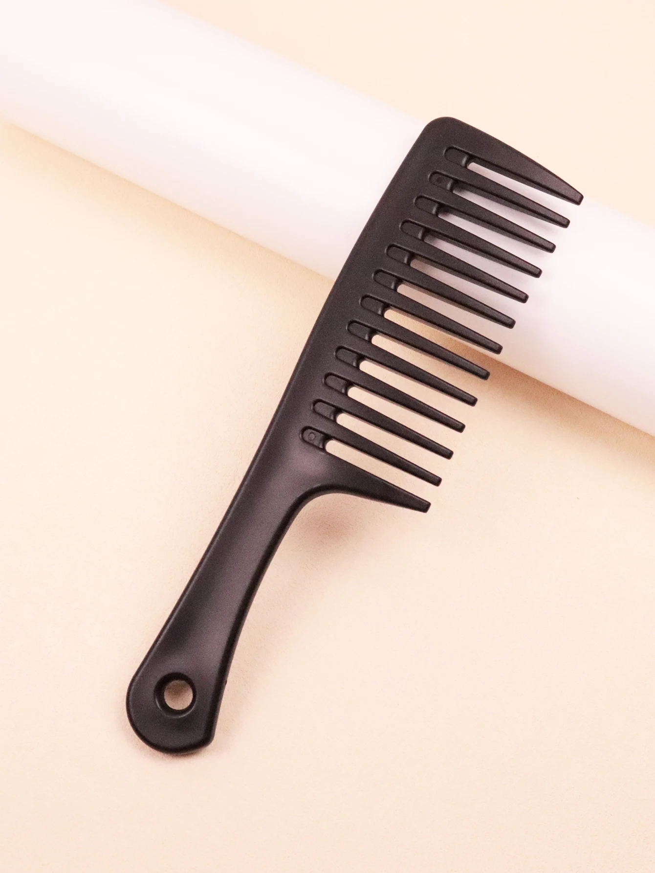 Wide Toothed Comb With and Without Handle, Used for Daily Hair Care, Durable ABS Plastic