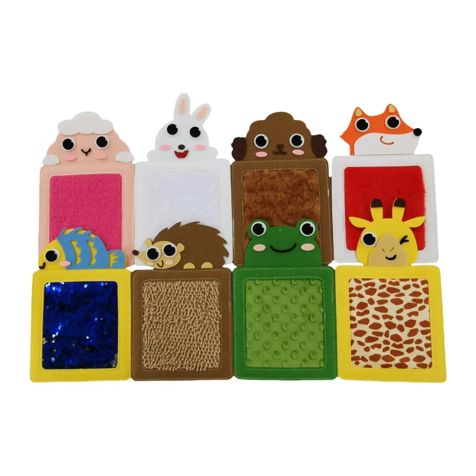

8 Pieces Sensory Mats Kids Educational Mats for Exploration Preschool