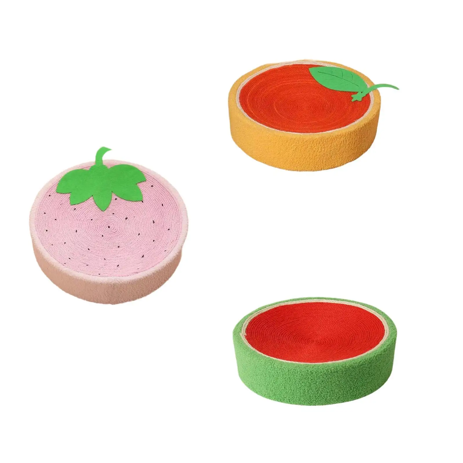 Planche à Gratter Ronde en Sisal pour Chat, Lit pour Chaton