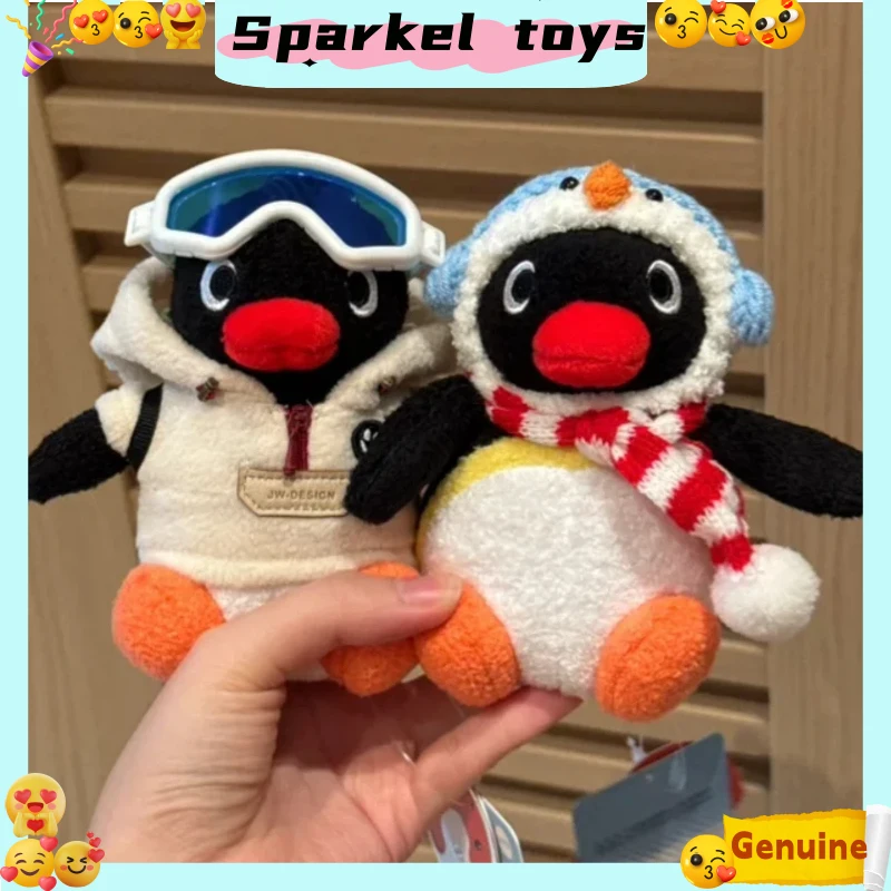 

Милый плюшевый брелок с изображением пингвина, милый кукла-пингвин, подвеска на рюкзак, креативный брелок с изображением куклы, рождественская сумка для девочек, аксессуары