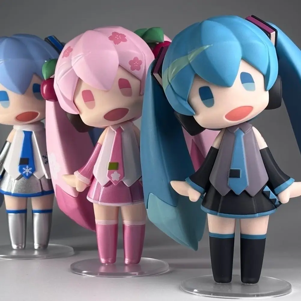 Miku Anime Figure & Building Blocks Set – Birthday Gift, Car Dashboard Ornament & Desk Collectible view 2