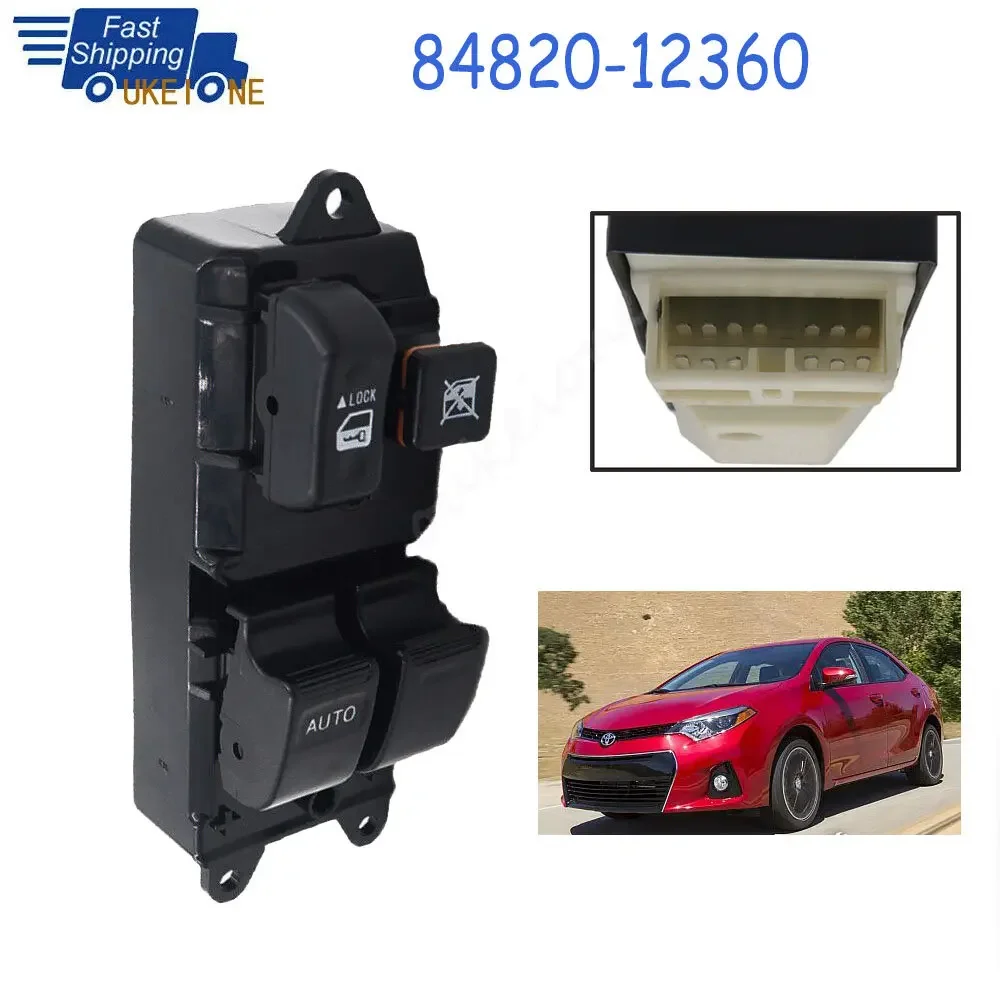 Car Accessories Electric Power Window Switch Control Lifter Button 84820-12360 for Toyota Corolla E11 1997 1998 1999 2000 2001