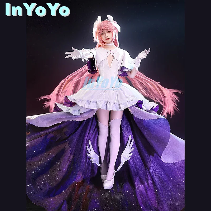 InYoYo Kaname Madoka Cosplay Puella Magi Madoka Magica Costume Deify Gorgeous Party Dress Uniform Clothing Halloween Outfit For