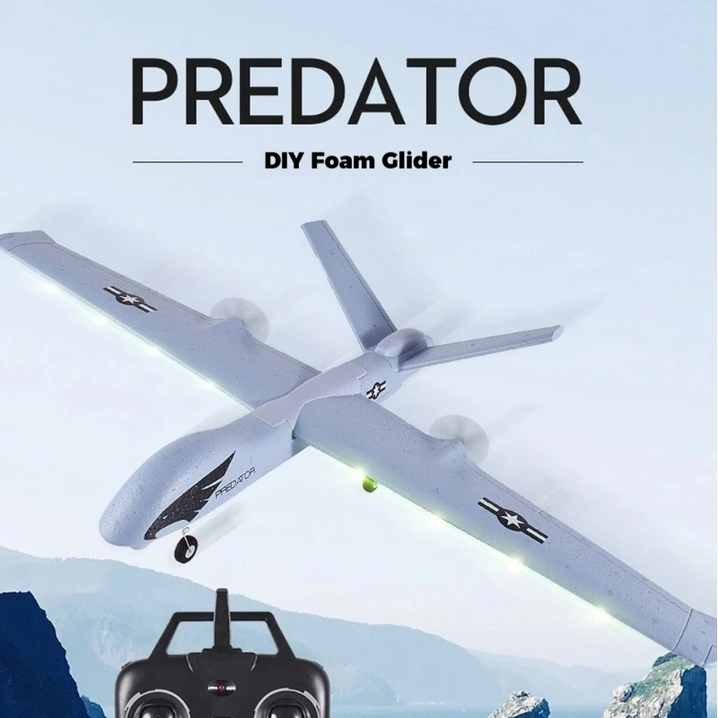 Z51 RC Airplane Fixed Wing Foam Glider Z55 Predator Fighter Jet Model Remote Control Aircraft Toy for Kids Adults - Image 4