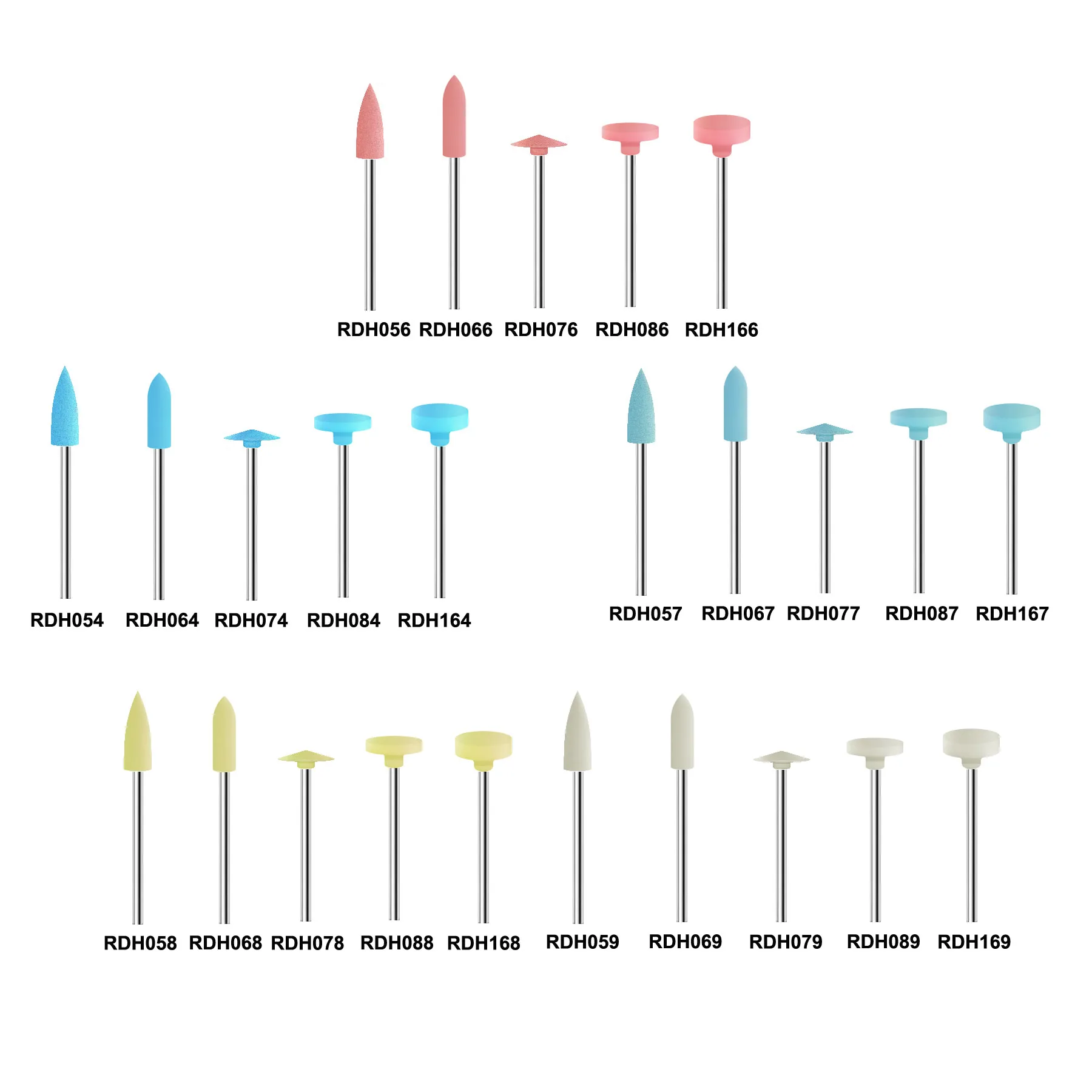 AZDENT 1pc/Pack Dental Rubber Diamond Polishing Wheel, Suitable For 26mm Ceramic Zirconia Dental Restoration Dental Lab Polisher