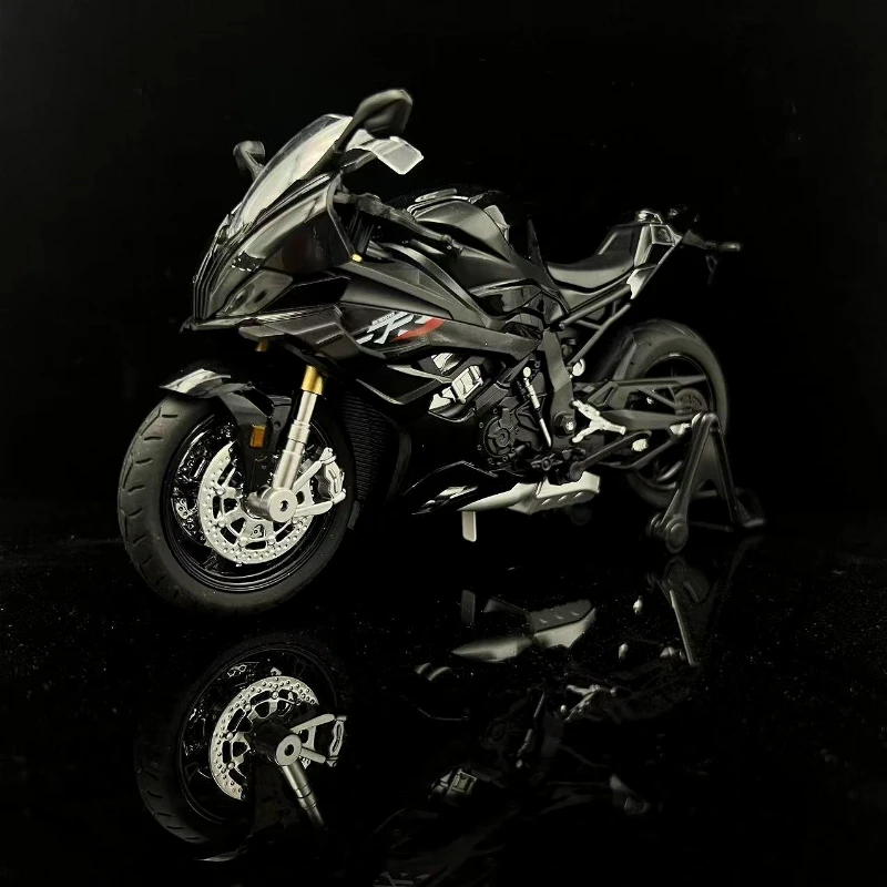 

1:12 BMW RRS1000 Имитация модели мотоцикла из сплава, коллекция звуков, света и эхо, декоративные подарки