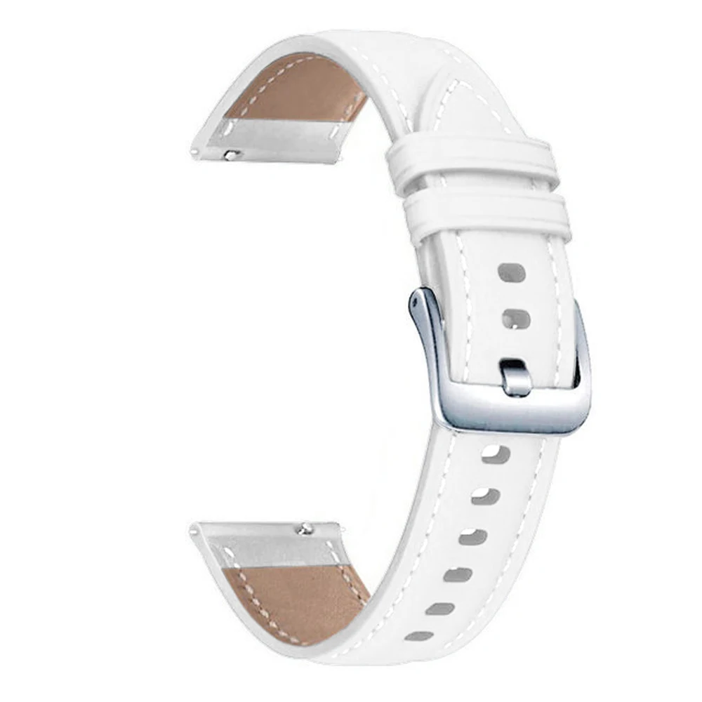 Bracelete de couro para Garmin Venu 2 Plus, SQ 2, Vivoactive 3, Pulseira para Forerunner 645, 245 Music, 158, 55 Band, Pulseira 20mm