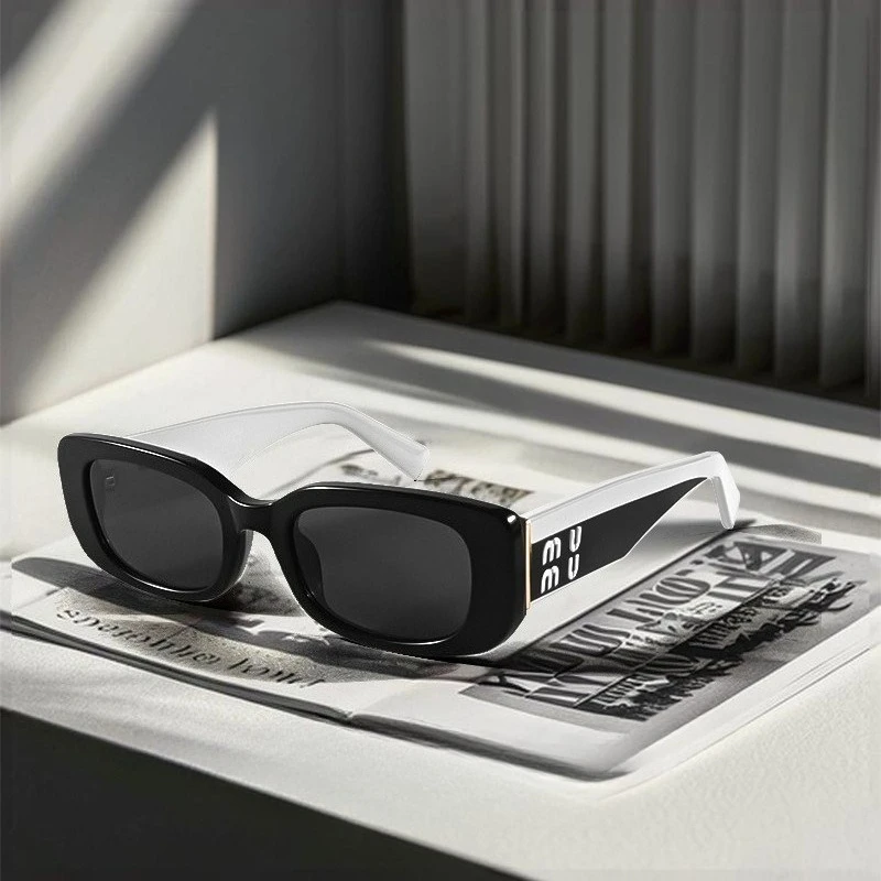 

Новые солнцезащитные очки в маленькой оправе для женщин и мужчин, модные винтажные брендовые дизайнерские прямоугольные солнцезащитные очки, модные очки, оттенки UV400 Gafas