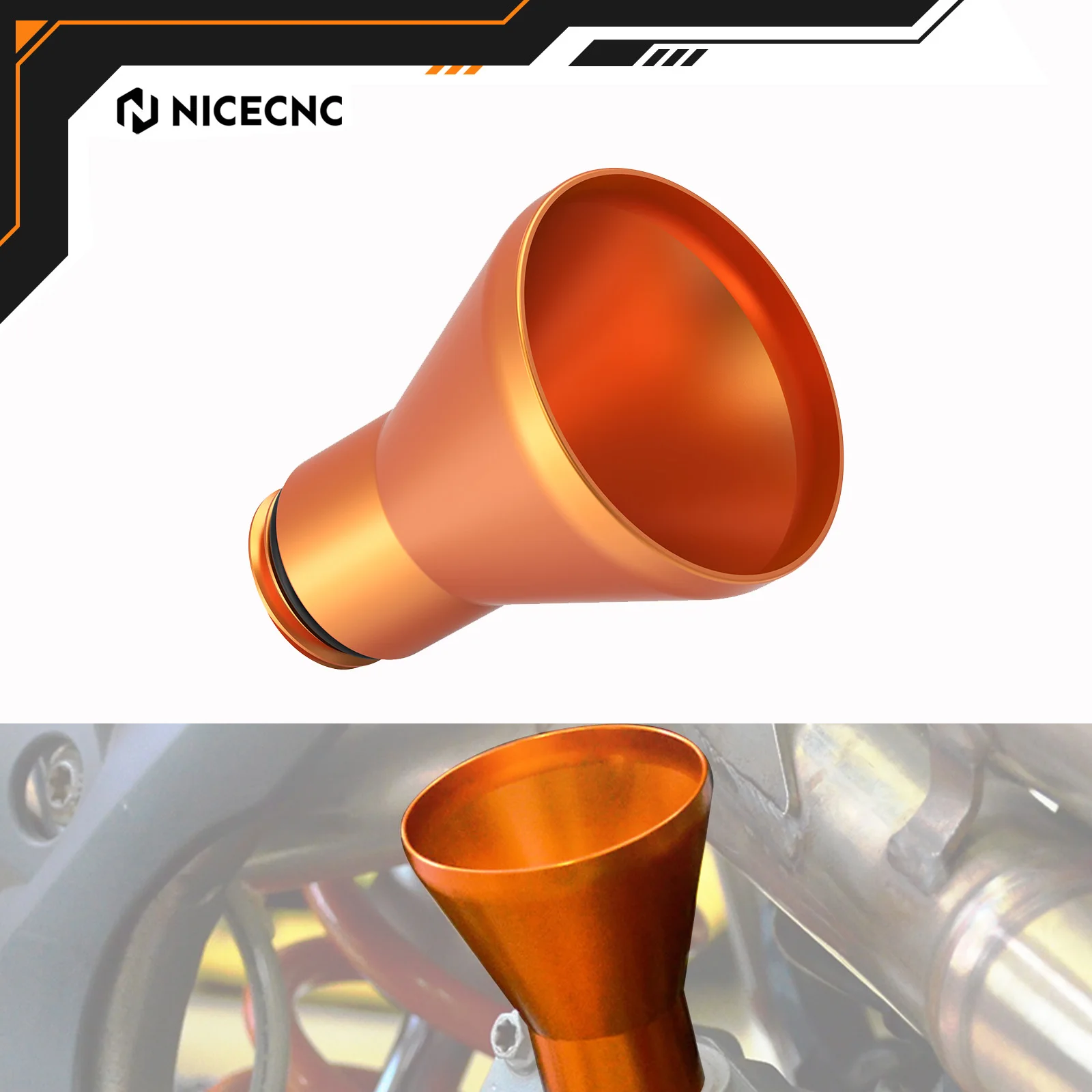 

NICECNC For KTM EXC 300 SX 125 SXF 450 EXCF 350 XCW 500 XC 300 XCF 65 250 530 2001-2022 For Husqvarna Oil Fill Filling Funnel