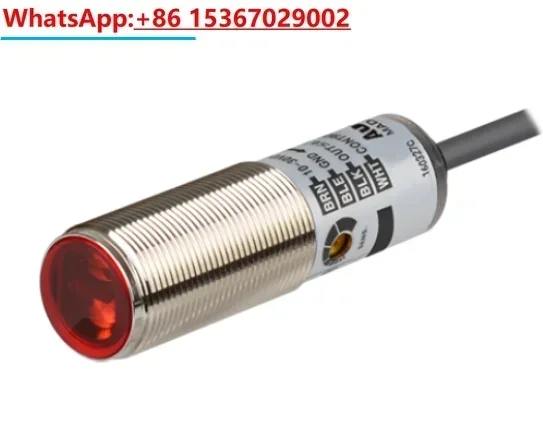 BRQM400-DDTA-P Sensor, Photo, Metal body, Diffuse reflective, 400mm Sensing Distance, Light & Dark On, PNP Output, 10-30 VDC