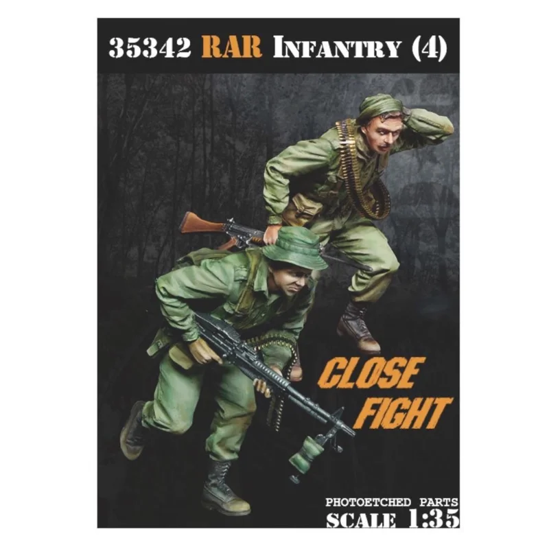 1/35 scale resin figure assembly kit modeling RAR infantry diy miniature kits toy unassembled unpainted