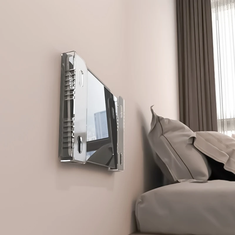 دعم أكريليك للكمبيوتر المحمول M17B موفر للمساحة مع بطانة داخلية للتركيب الآمن