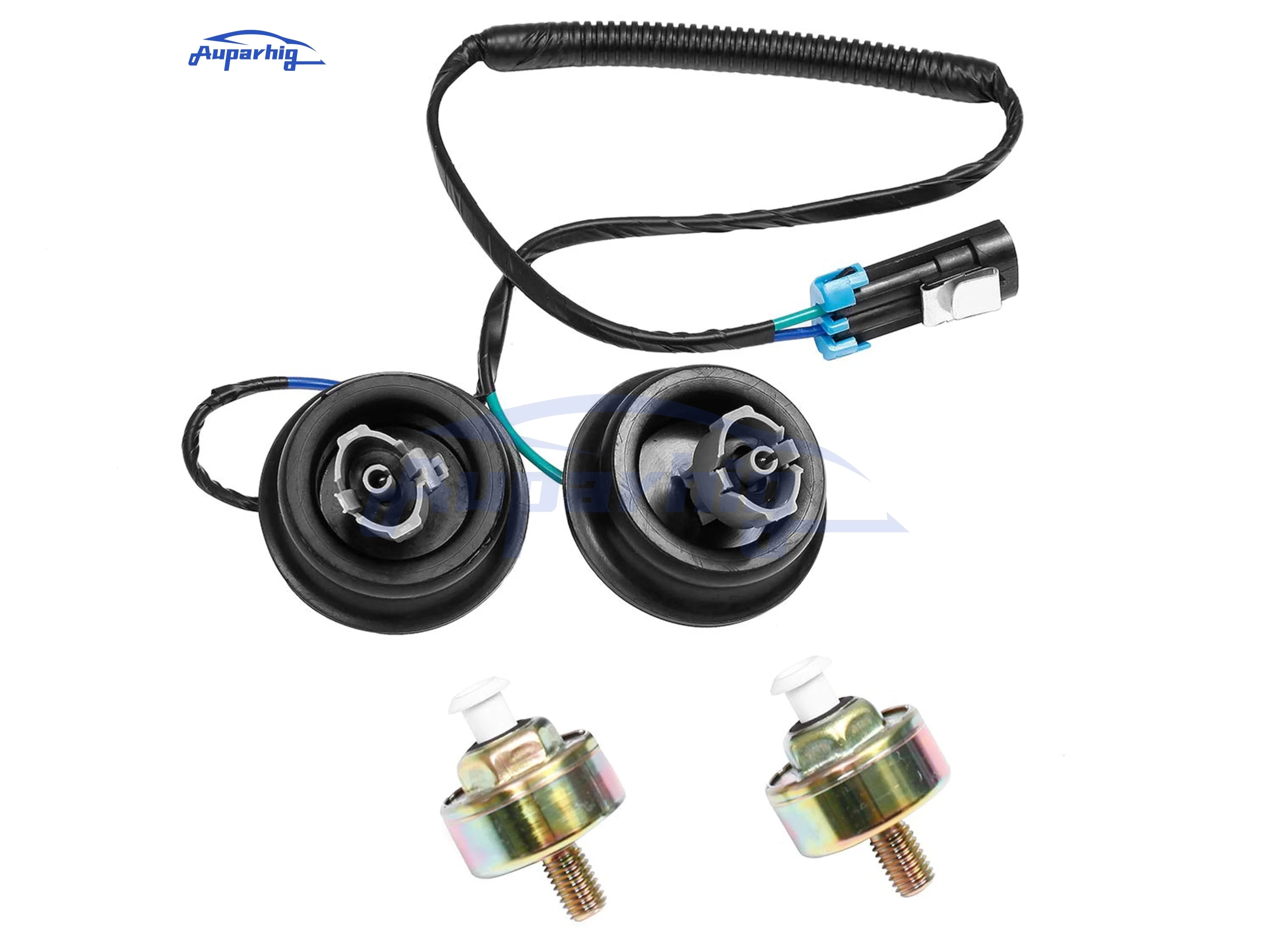 QTGYCND New 1Set 12601822 Knock Sensor Wire Harness Kit For Chevrolet GMC Sierra Cadillac Buick Rainier Hummer Auto Engine Parts