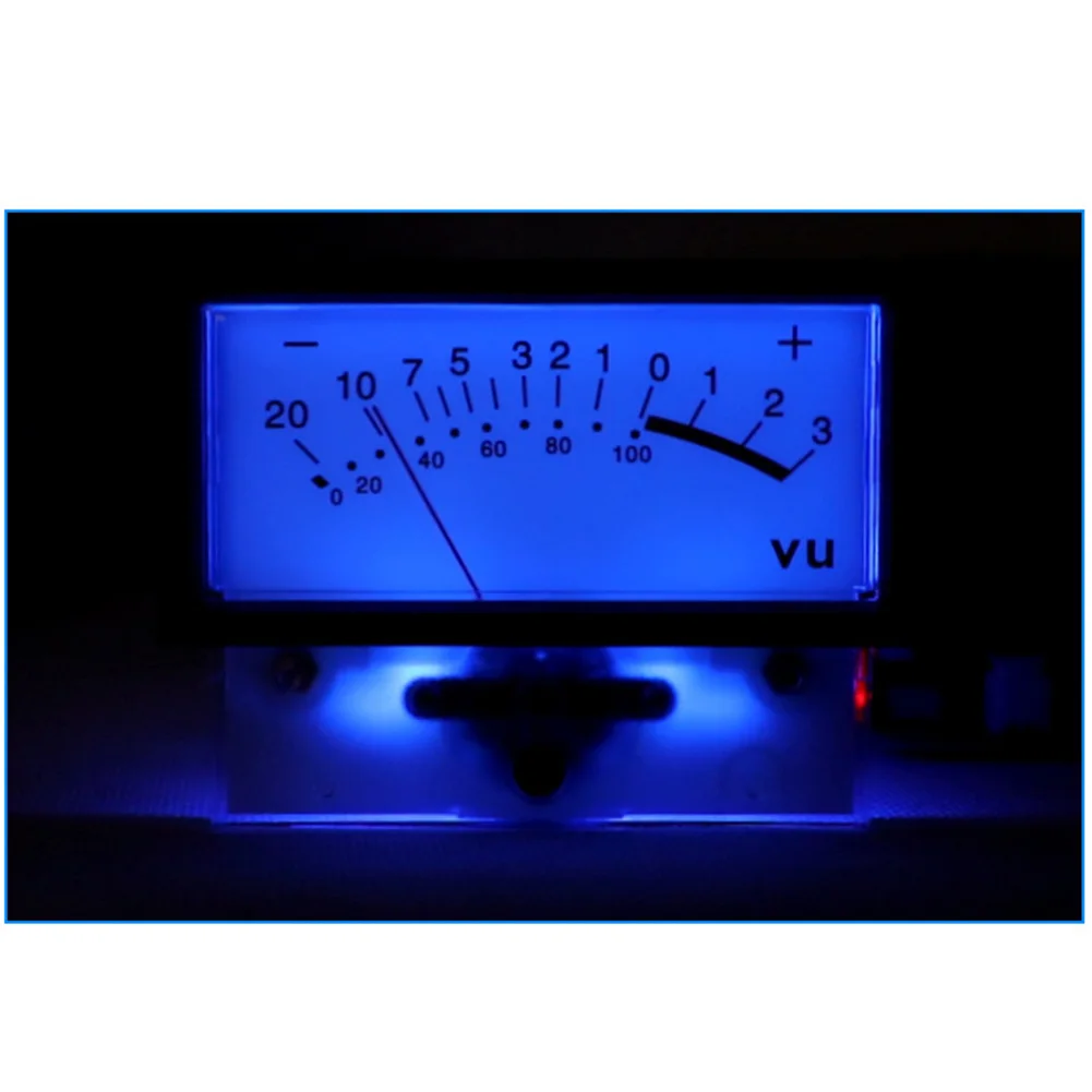 High Precision VU Level Meter with RGB Backlight  Stable Performance  Vertical Use  It's a Must Have Instrument