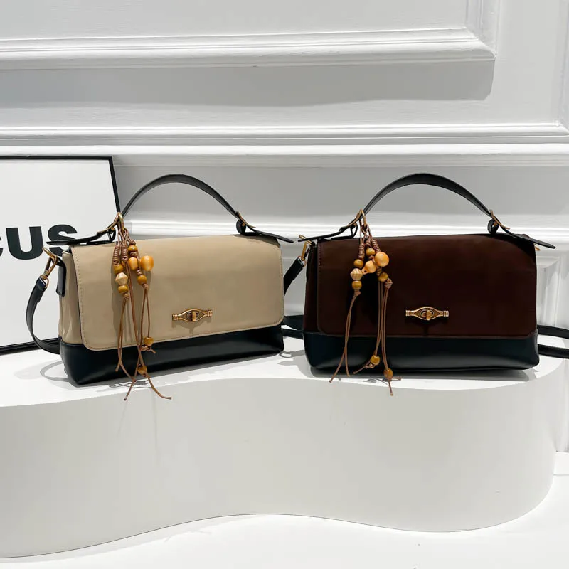 

Women's Chic Vintage Small Square Bag - Stylish High-End Unique Versatile Crossbody & Single Shoulder Bag