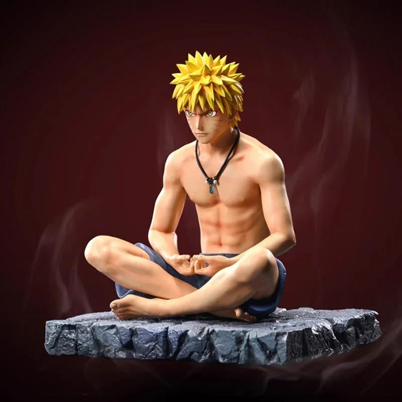 Uzumaki NarAANARUTO Anime PVC Collection Modèle Jouets, Figurines NarAAAction, Méditation, Décoration, Cadeaux