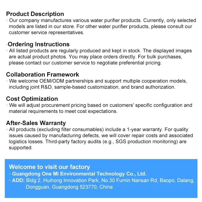 System RO 2025OEM 400 GPD 5-stopniowy bez pompy, bez elektrycznej pompy, nieelektryczny filtr wody z odwróconą osmozą, bez zbiornika, do zlewu, oczyszczacz wody.