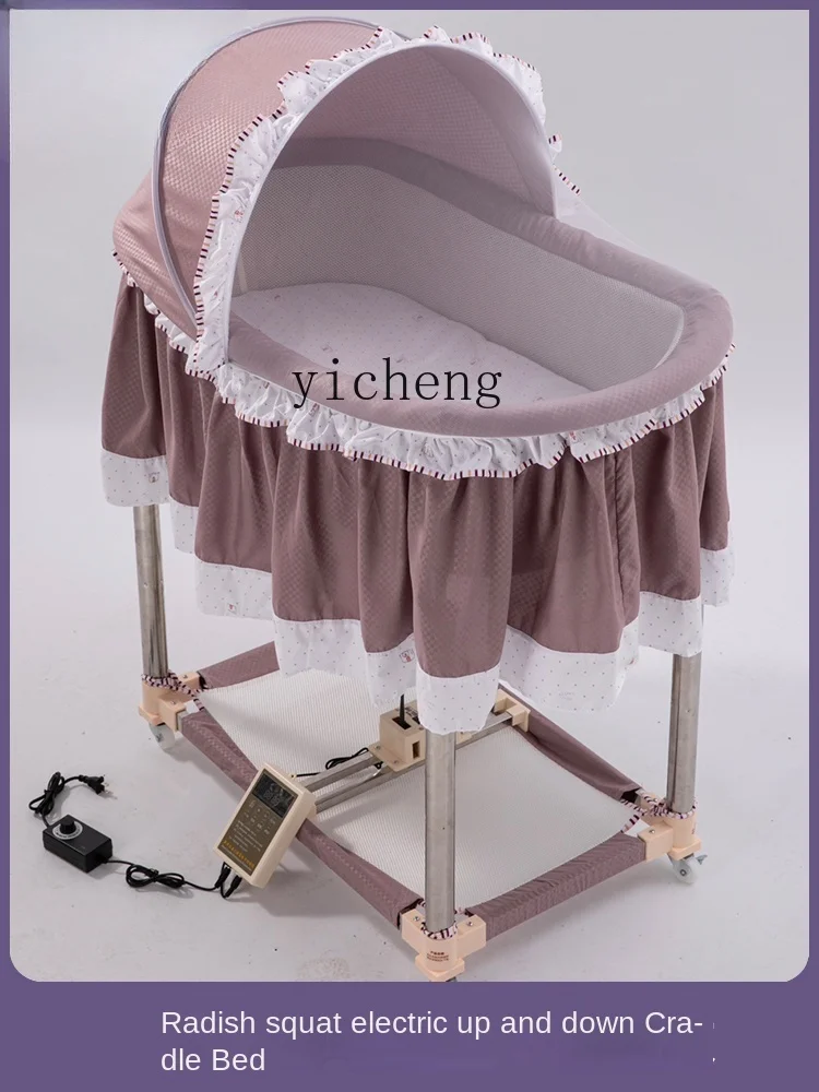 Tqh Baby Crib  Movable Bassinet Baby Cradle Baby Tucking in Fantastic Product Smart Electric Shakingbed