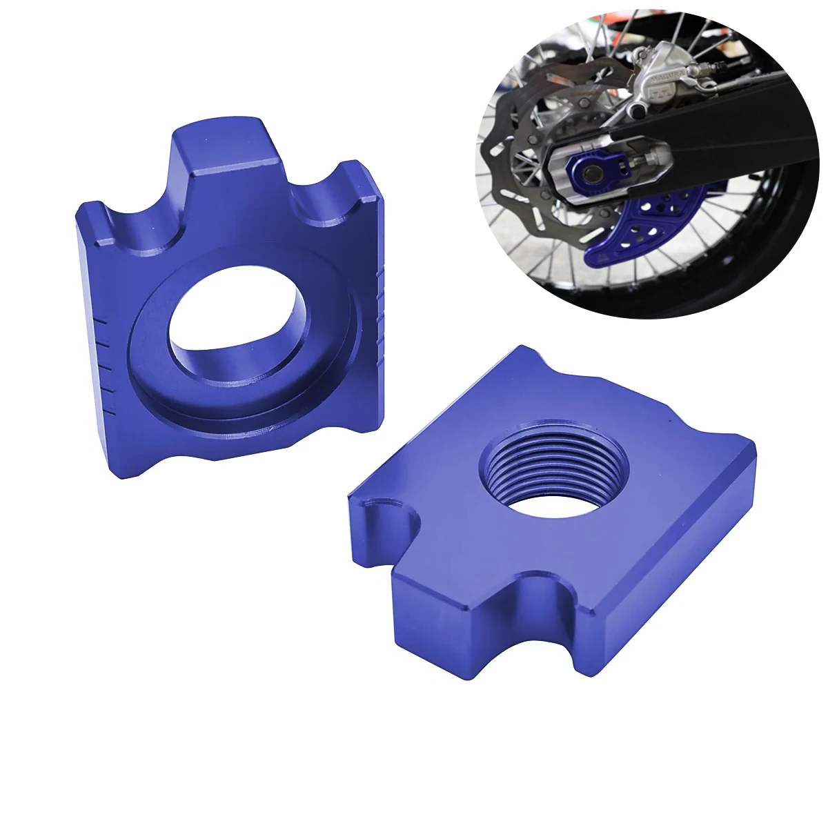 

Motorcycle 20mm CNC Rear Chain Adjuster Axle Blocks For KTM 125-530SX SXF XC XCF XCW/XCWF/EXC/EXCF HUSQVARNA TC FC TE FE TX