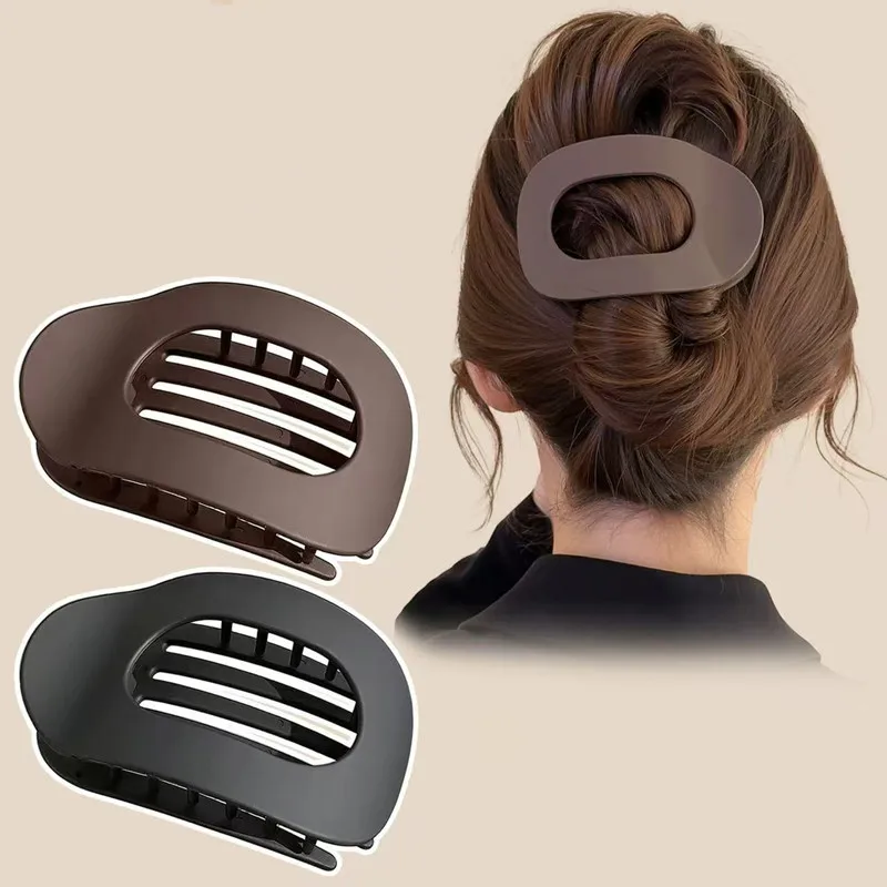 Koreanische Elegante Haarklammern, Matte Acetat-Haarspangen, Löffel-Haarklammern, Neue Haarspangen, Pferdeschwanz-Haarspangen, Damen-Haaraccessoires