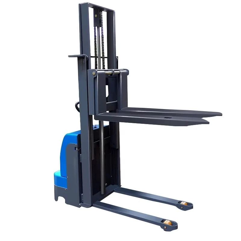 Full Electric Pallet Stacker 5 Meter Lift Height 1 Ton Load Capacity for Construction and Farm